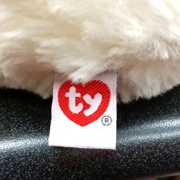 Vintage‎ 2000 Ty Classic "Baby Iceberg" Polar Bear Beanie Plush w/Hanging Tag - Picture 8 of 9